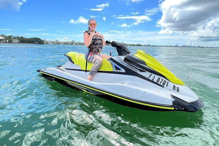 Jet ski Tour in Miami with Boat Ride