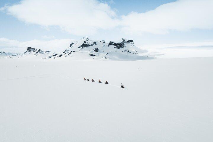 Glacier Snowmobiling and Natural Ice Cave Tour from Reykjavik