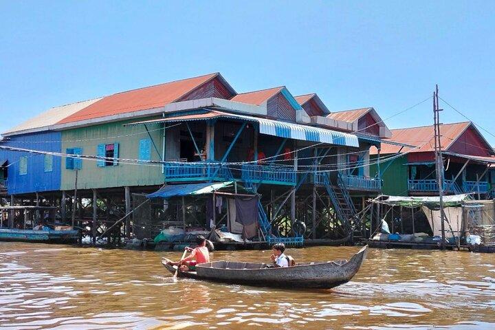 Angkor Sunrise & Floating Village Sunset Full-Day Siem Reap Tour