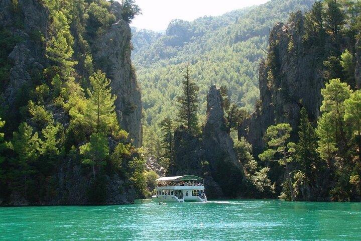 From Alanya, Side: Full Day Green Canyon Boat Tour