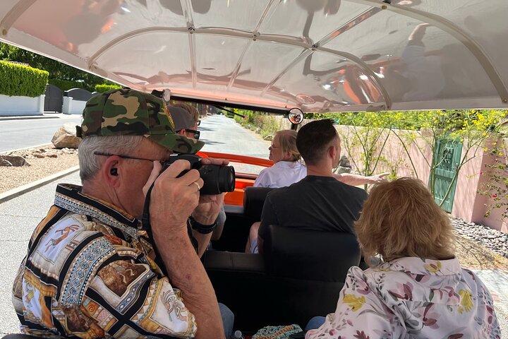 Golf Cart Tour in a 6 Passenger Cart in Palm Springs California