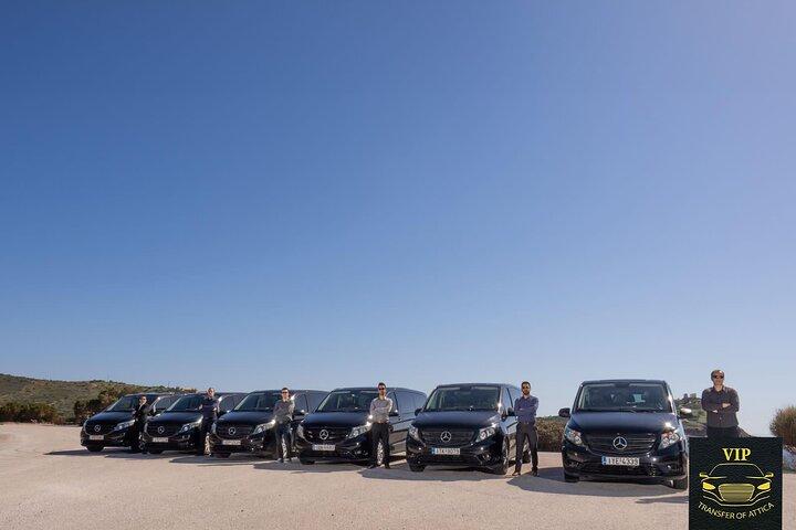 Private Athens Transfer Airport/Port -Greek Tours-Hourly service