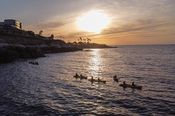 Sunset Kayak Tour of La Jolla Caves for two people (tandem kayak)