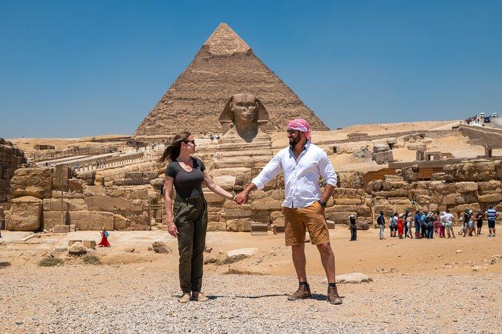 Giza Pyramids, Saqqara & Memphis Tour with Camel Ride & Lunch