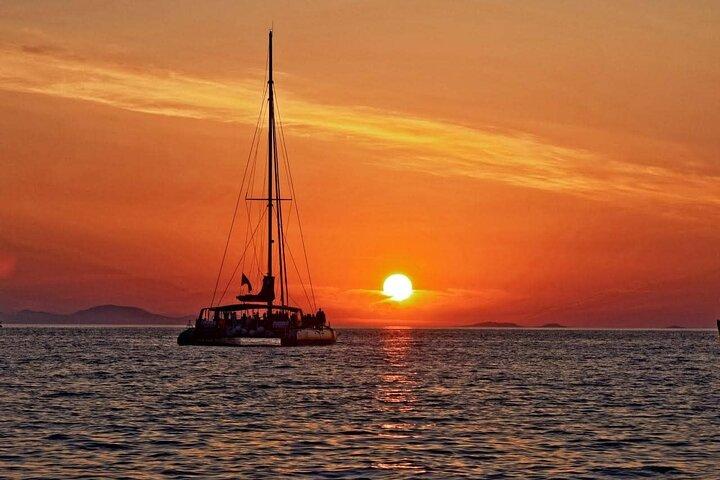 Mykonos Catamaran Sunset Semi private Cruise with transfer