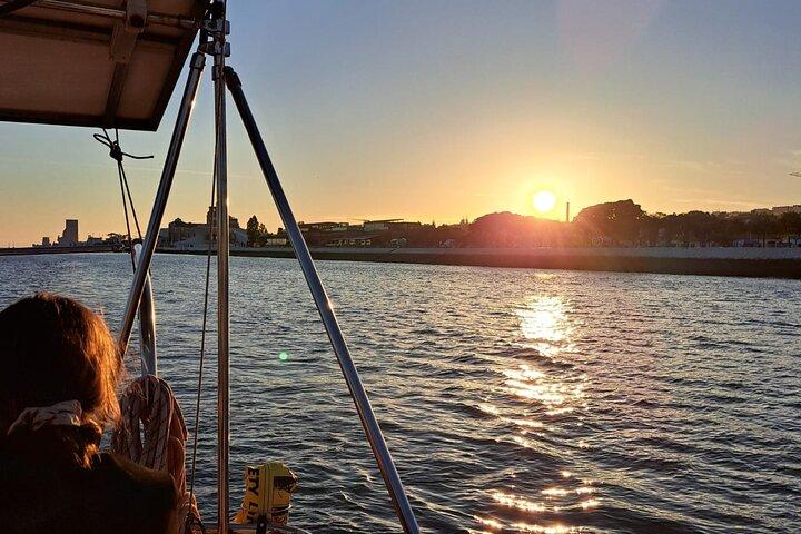 Sunset Sailboat Tejo River Tour 2h