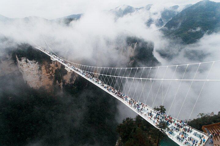 Entrance Tickets to Grand Canyon & Glass Bridge with Private Car Transfer From Zhangjiajie city hotel (Round Trip )