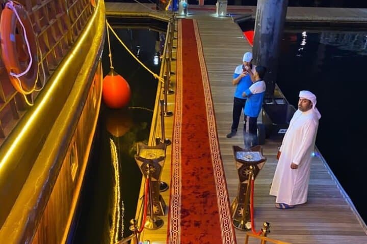 Dubai Dhow Cruise Dinner Al Seef Creek Multicusine
