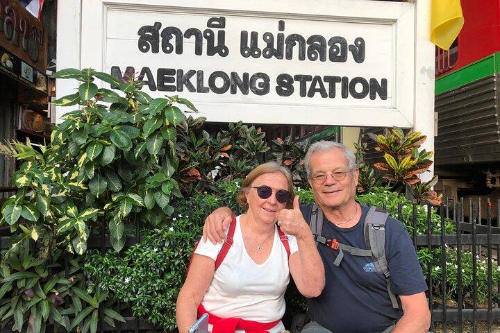 Amphawa and Railway Markets with Boat Ride Group Tour