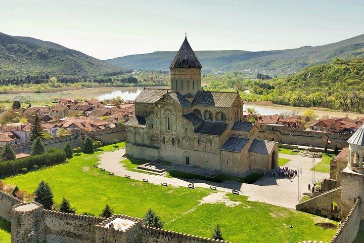 Full Day Tour In Jvari,Mtskheta,Gori and Uplistsikhe from Kutaisi