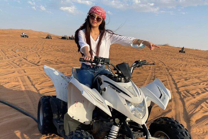 Morning Desert Safari, Quad Bike, Dunes Bashing and Camel Ride