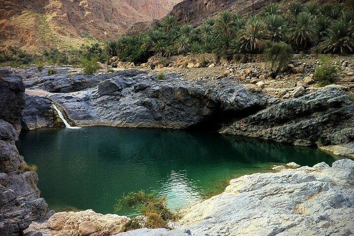 Full Day Wadi Al Arbeieen with Sinkhole and Fins Beach
