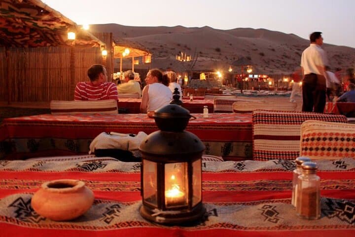 Dinner & Camel ride in Agafay Desert with transport