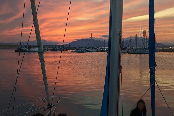 Sunset and Aperitif on a Sailing Boat in Alghero