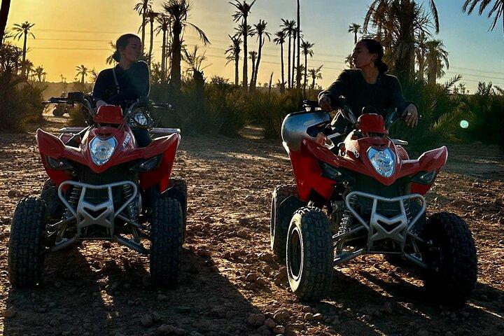 Marrakech : Excursion en Quad dans la Palmeraie et désert jbilet
