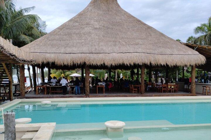 Luxury Beach Club Isla Mujeres Catamaran Experience From Cancun