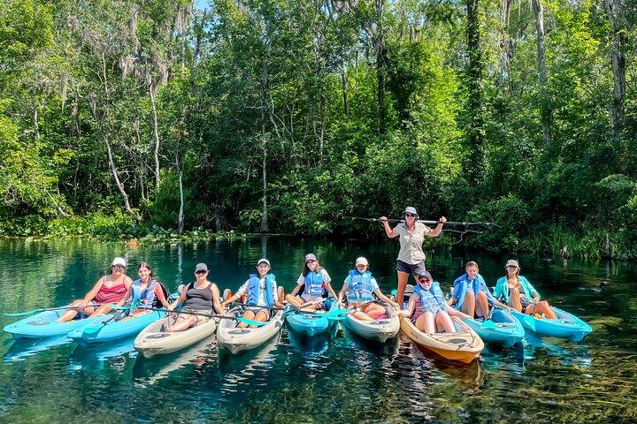 Silver Springs Glass Bottom Kayak SMALL GROUP Wildlife Tour