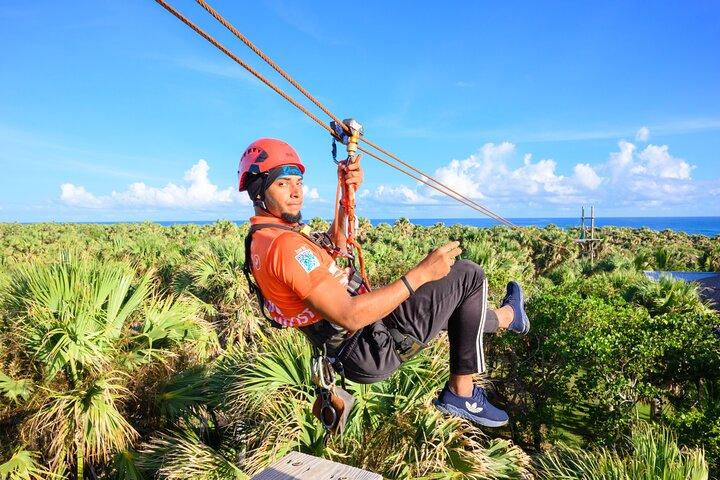 Ocean Zipline Adventure in Puerto Plata at Coconut Cove Beach