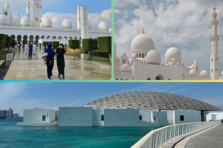 Discover Abu Dhabi: Private City Tour with Mosque & Louvre Entry