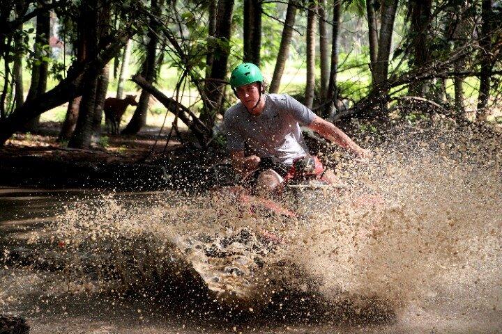 Bali ATV Ride Ubud Waterfall, Ricefield,River,Barong Cave, Lunch