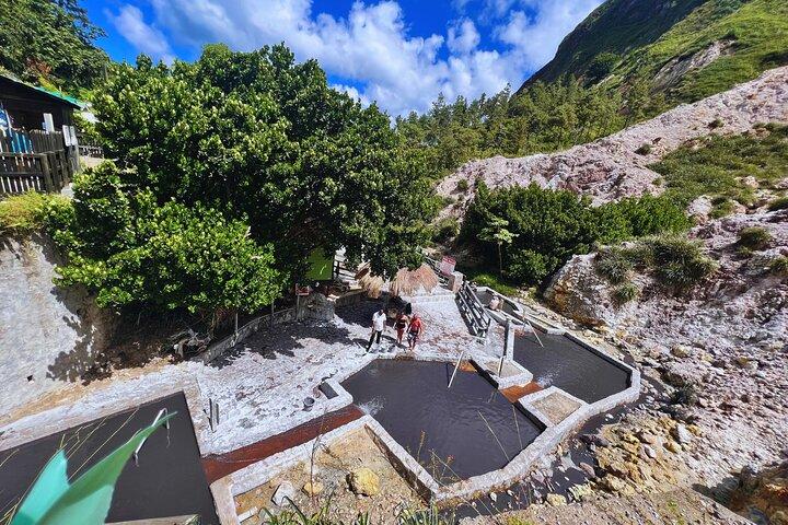 Private St Lucia Drive-In Volcano, Mud Bath & Waterfall