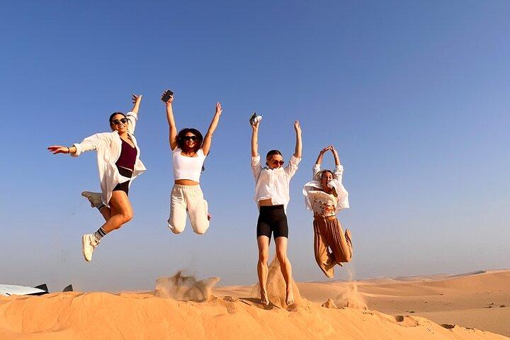 Desert Safari with Dune Bashing and Camel Ride plus Sand Boarding