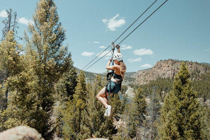 Browns Canyon Half-Day Rafting plus Mountaintop Zipline from Buena Vista