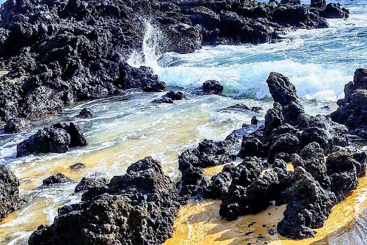 Halfway to Hana Tour of Maui Black Sand Beach Waterfalls Turtles