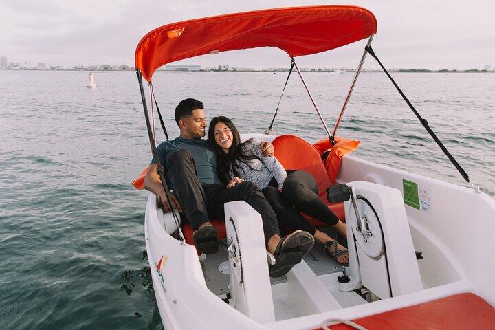 Pedal Boat rental in hidden part of San Diego Bay! Family fun