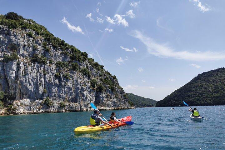 Kayaking Experience in Lim Bay Sea in The Croatian Fjord