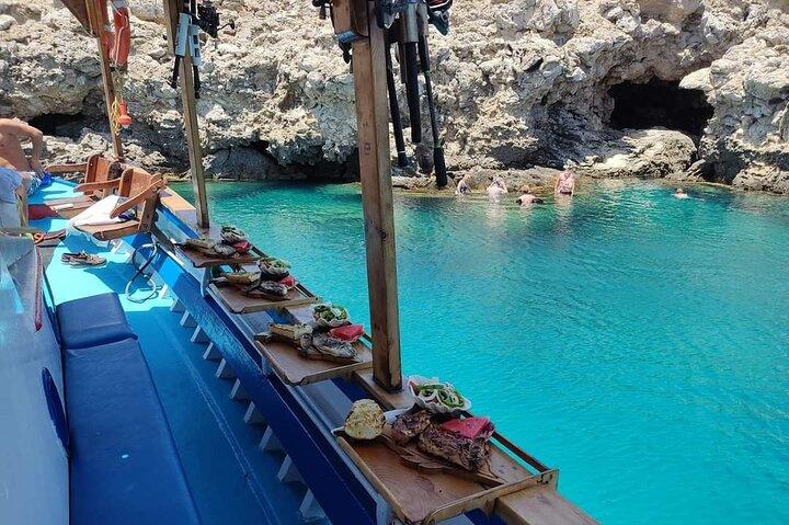 Makarounas Fishing Boat Trip with swimming stop and BBQ on board