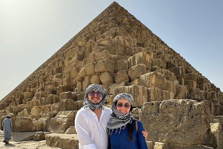 Explore the Pyramids of Giza with a Professional Guide on site