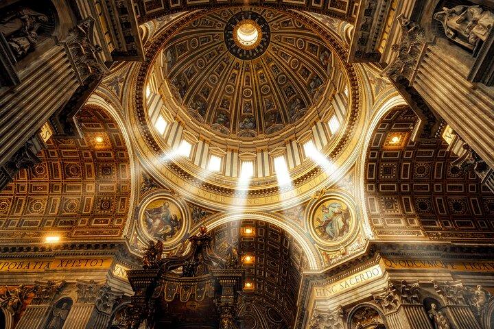 St. Peter's Basilica, Papal Tombs Tour and Optional Dome Climb