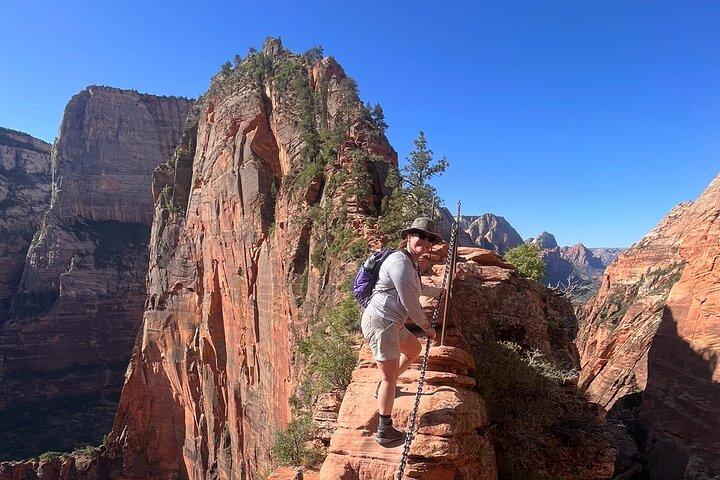 Zion National Park- Private Angels Landing Hike Permit Included