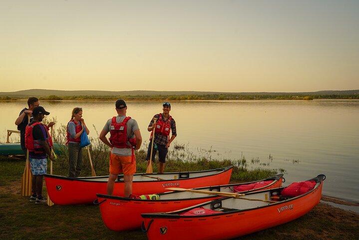 Canoe Tour under the Midnight Sun & Sunset from Rovaniemi