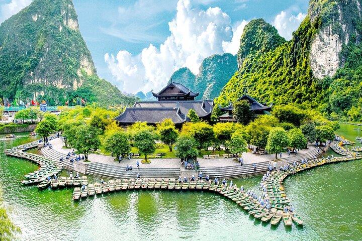 Bai Dinh Trang An Day Trip with Lunch, Boat Trip and Electric Car