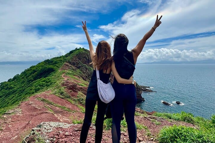 Island Hopping Tour in Flaming Red Coast, Hong Kong Geopark