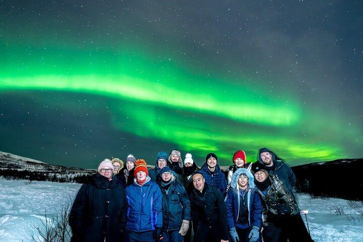 Northern Lights Chase + Photos, Snacks, thermal suits