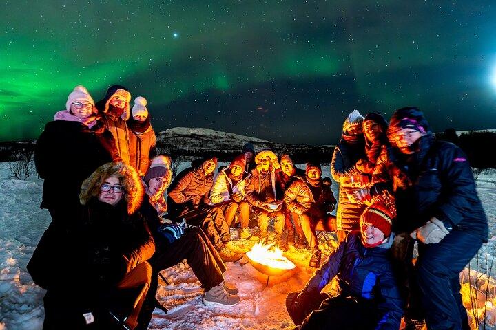 Northern Lights Chase + Photos, Snacks, thermal suits