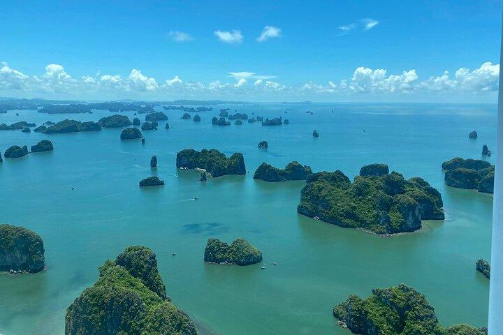 Halong Bay Sightseeing Top Luxury Day Cruise from Hanoi