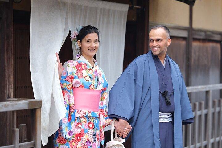 Kyoto Kimono Rental mimosa Couple Plan Kimono Yukata Rental
