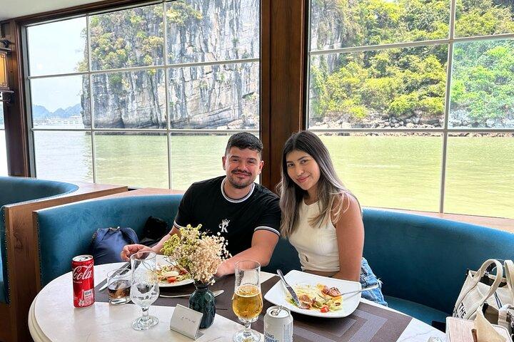 Halong & Lan Ha Bay Luxury Day Cruise with Lunch & Waterslide