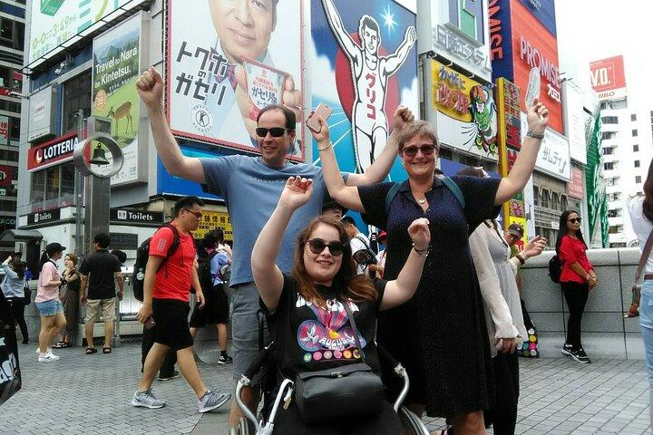 Barrier Free Osaka Private Full Day Tour for Wheelchair Users