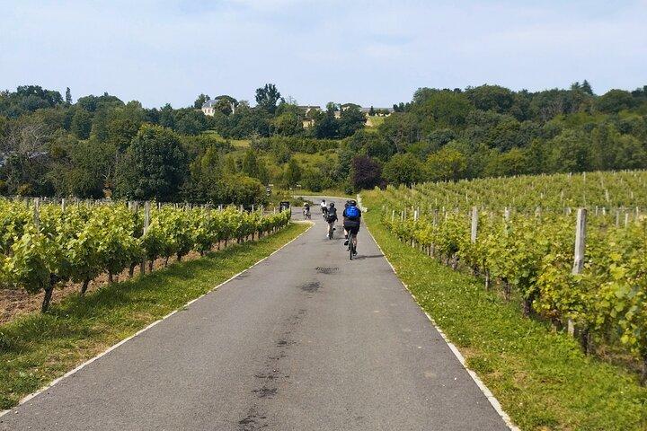 Bordeaux Monuments, Vineyards & winery stop Gravel Bike Tour