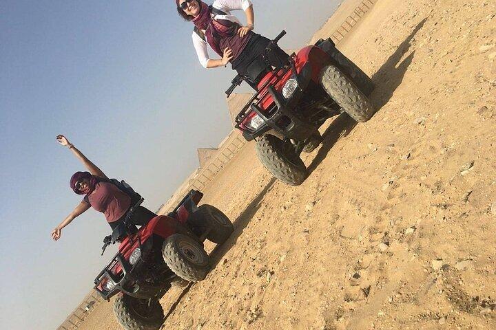 1 Hour ATV Quad Bike Private Tour Around Giza Pyramids