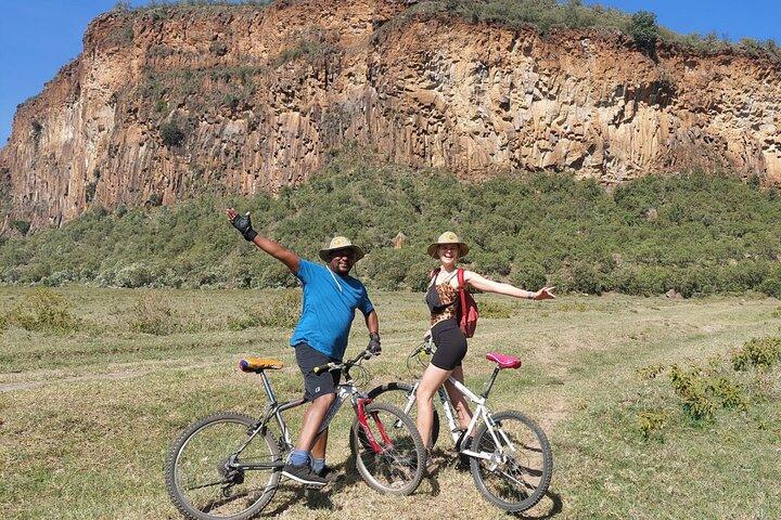 Guided Hells gate Cycling tour ,Lunch & Lake Naivasha Boat safari
