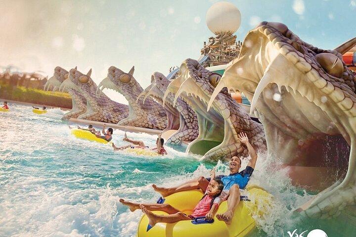 Abu Dhabi Yas Waterworld Entry Tickets with Optional Transport