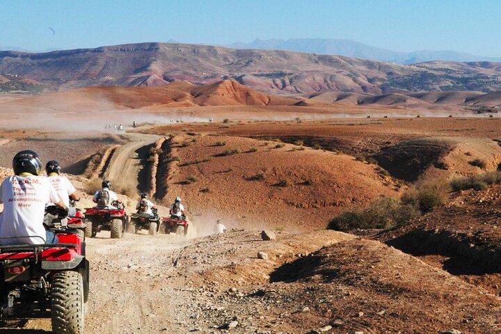 Marrakech: Agafay Desert ,Camel Ride & quad bike and Dinner show