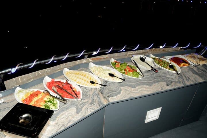 Dubai Marina Unique Dhow Cruise Buffet Dinner and live show
