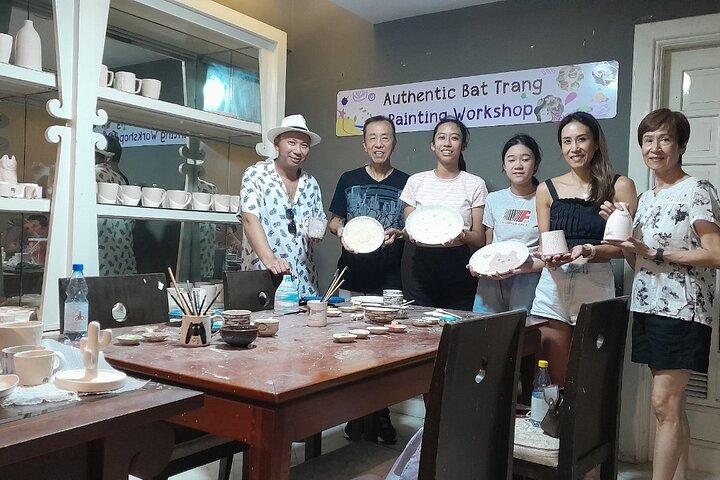 2.5 hours Ceramics Painting Workshop In Hanoi Old Quarter